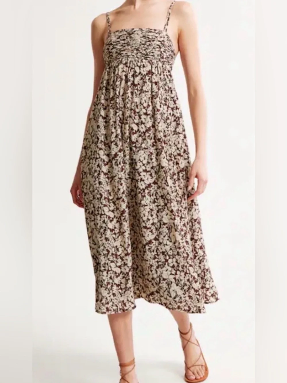 abercrombie brown maxi dress Montana maxi dress in brown